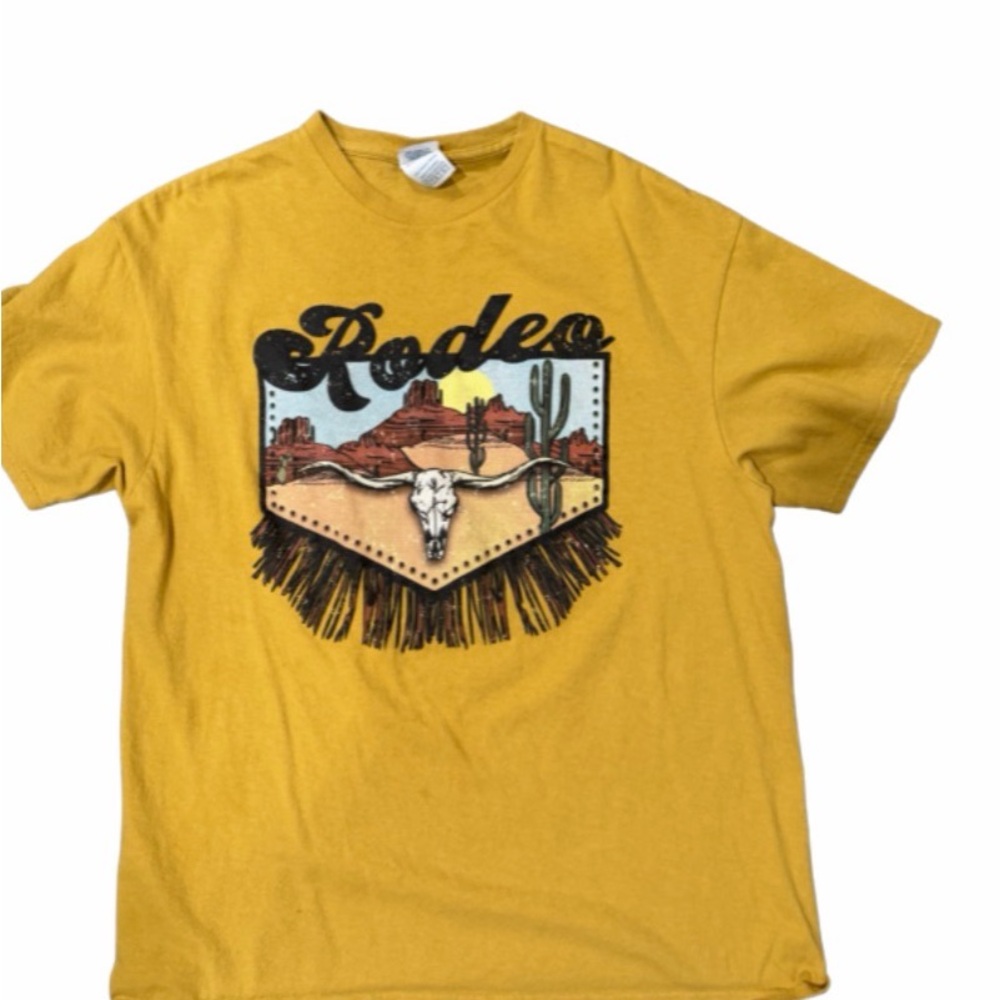 Women’s Rodeo Mustard T-Shirt